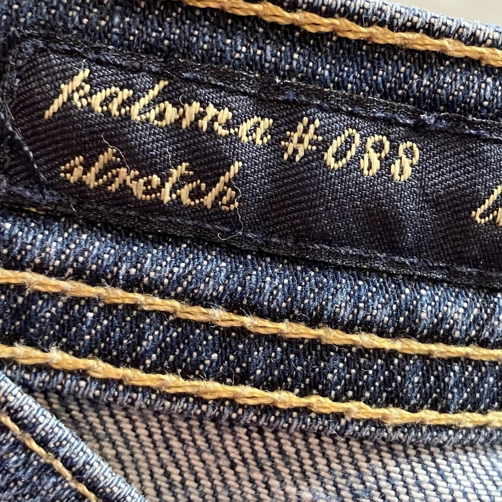 Citizens of humanity jeans Womens Size 27 Blue Stretch Low Waist Flair Leg Y2K - Picture 11 of 16